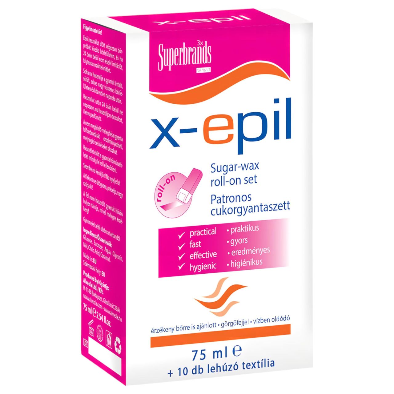 / X-Epil - patronos cukor gyantázó szett