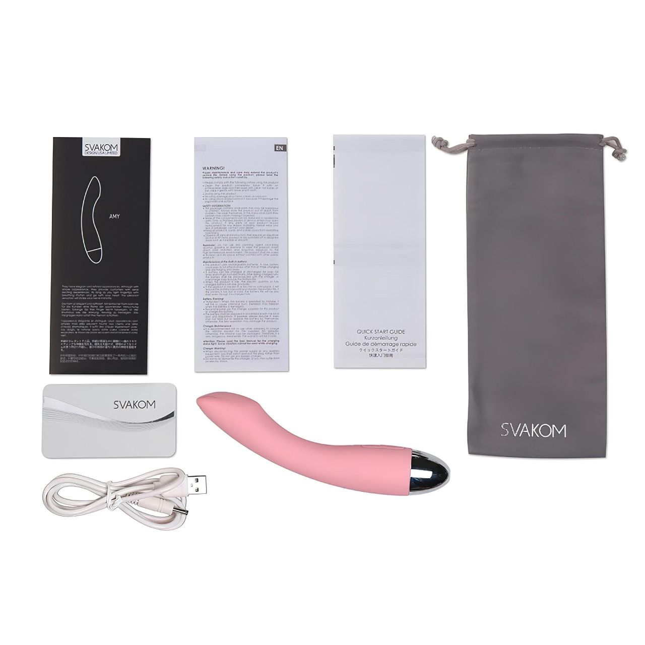 Svakom Amy - akkus, G-pont vibrátor (pink) Svakom Amy - akkus, G-pont vibrátor (pink)