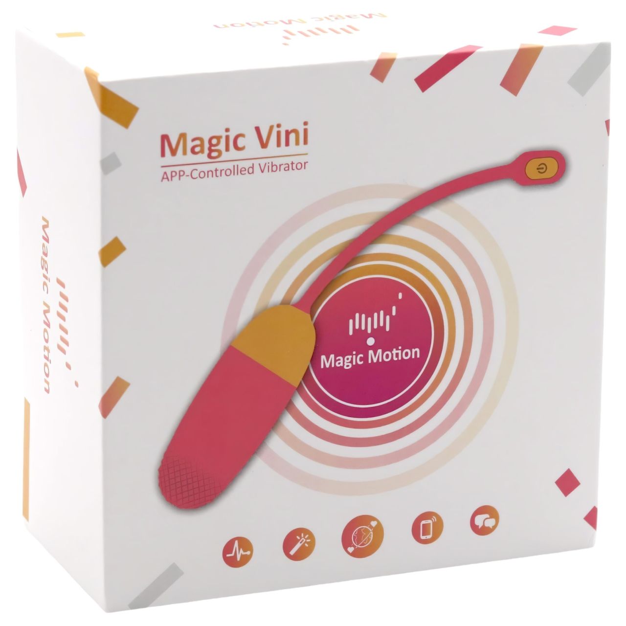 Magic Motion Vini – App-vezérelt vibrációs tojás (narancs)