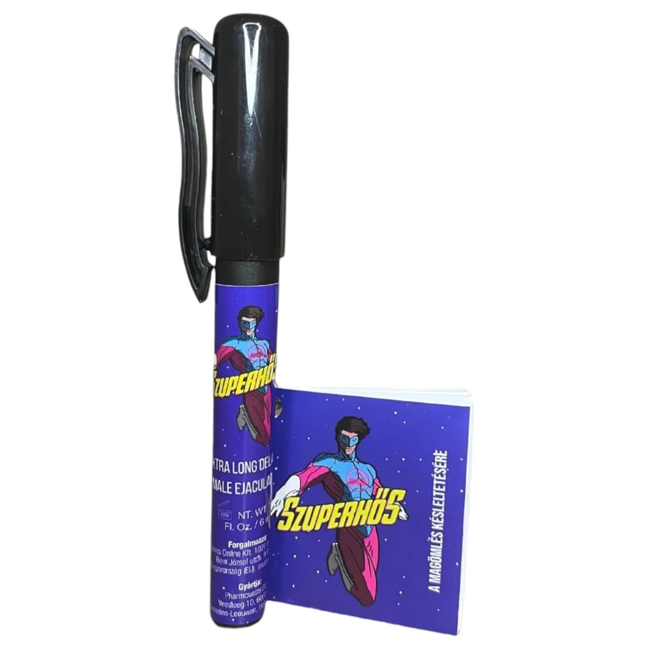 Szuperhős - késleltető toll (6 ml) Szuperhős - késleltető toll (6 ml)