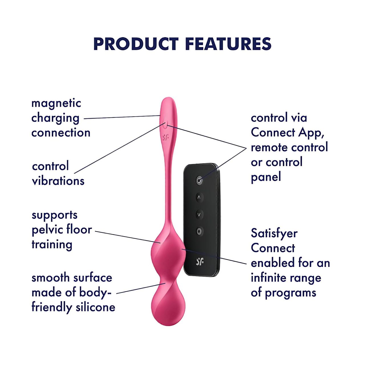 Satisfyer Love Birds 2 - App-vezérelt vibrációs gésagolyó (pink) Satisfyer Love Birds 2 - App-vezérelt vibrációs gésagolyó (pink)