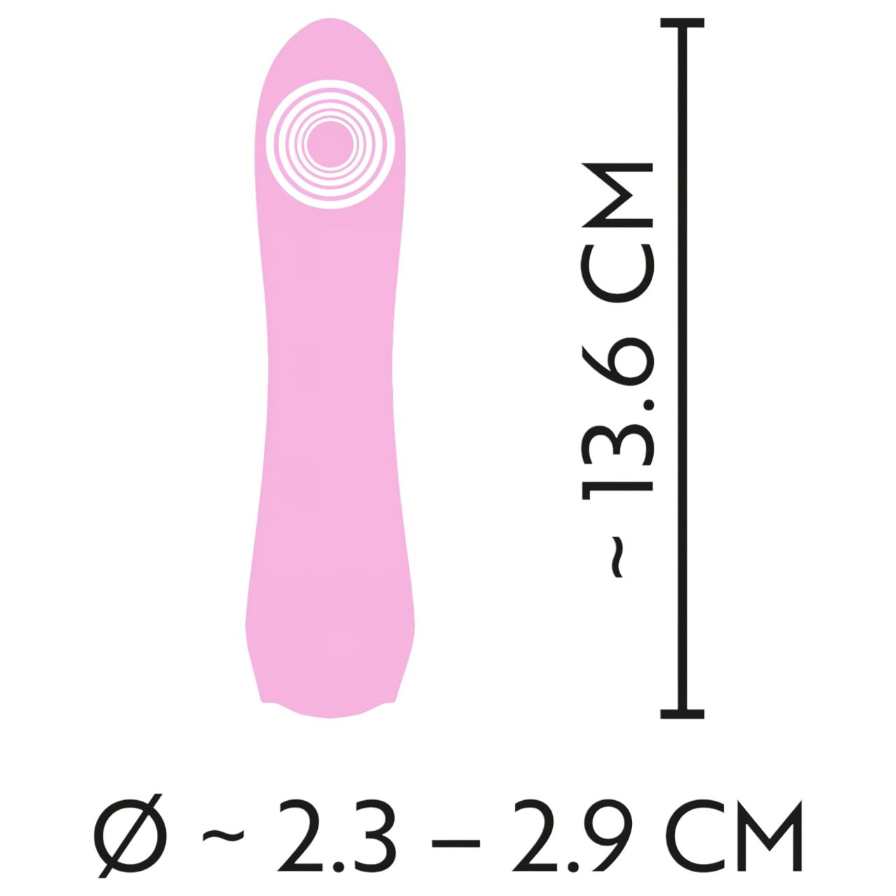 Cuties Mini 4 - akkus, vízálló vibrátor (pink) Cuties Mini 4 - akkus, vízálló vibrátor (pink)