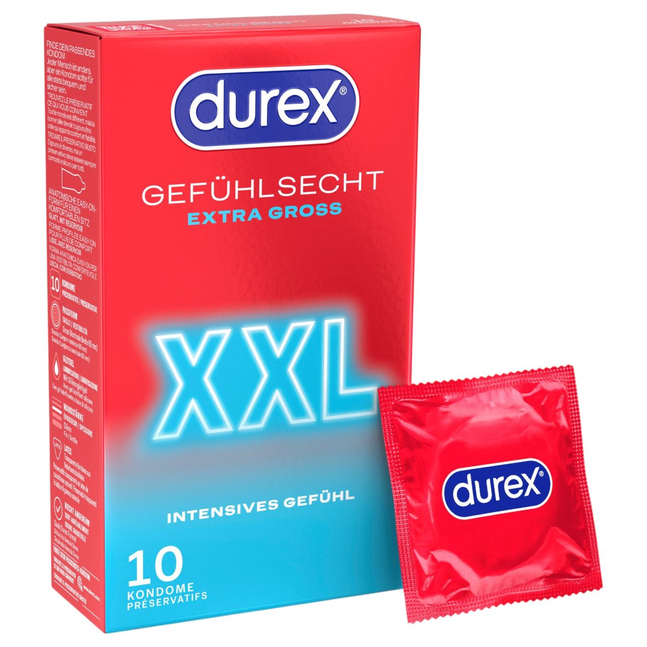 Durex - XXL óvszer (10 db) Durex - XXL óvszer (10 db)