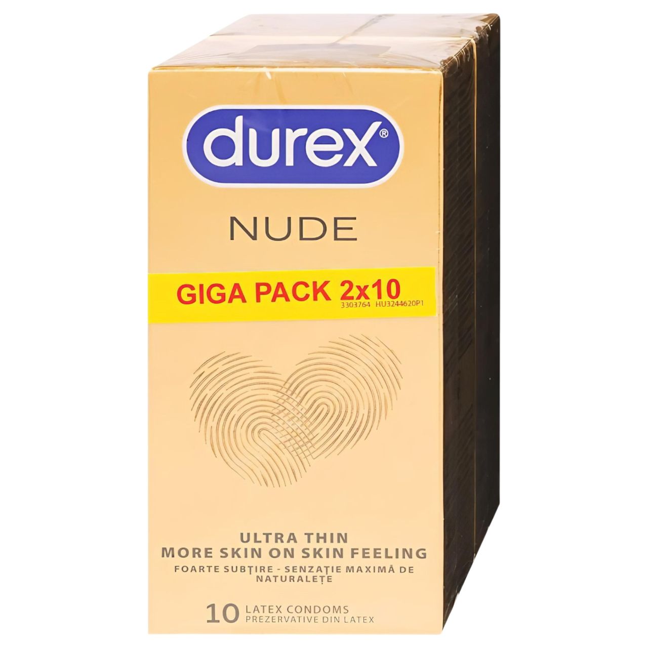 Durex Nude - ultra vékony óvszer (2 × 10 db)