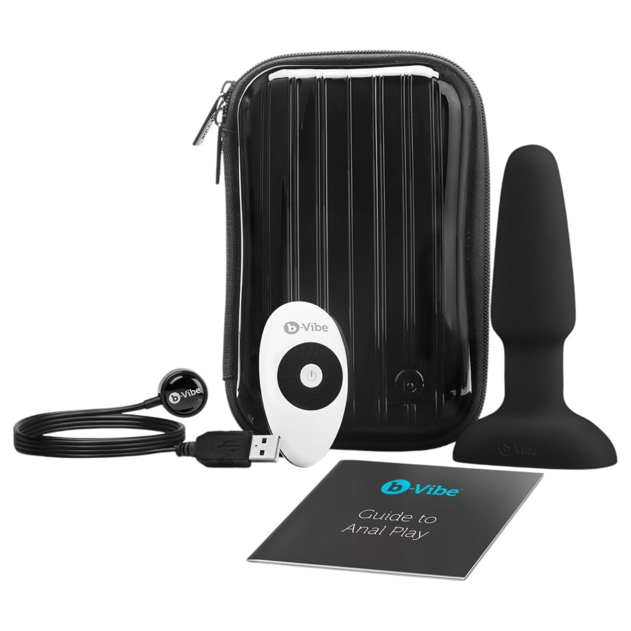 / b-Vibe - forgó gyöngyös, akkus anál vibrátor (fekete) / b-Vibe - forgó gyöngyös, akkus anál vibrátor (fekete)