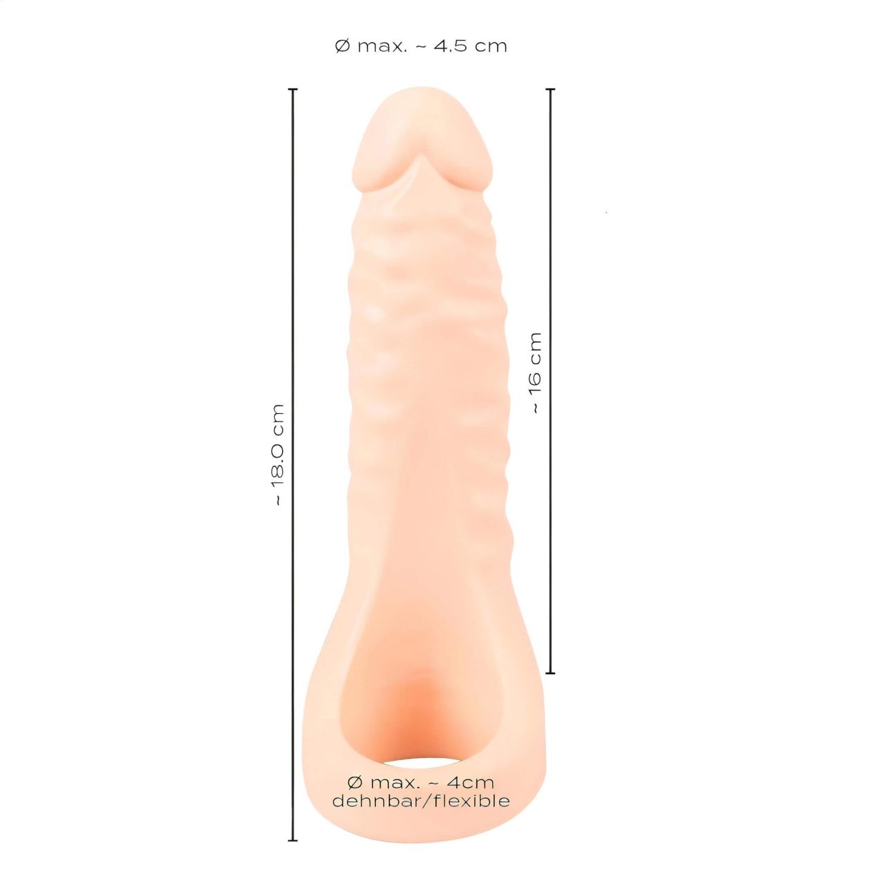 realistixxx Double F - élethű dildó péniszgyűrűvel (testszínű) realistixxx Double F - élethű dildó péniszgyűrűvel (testszínű)