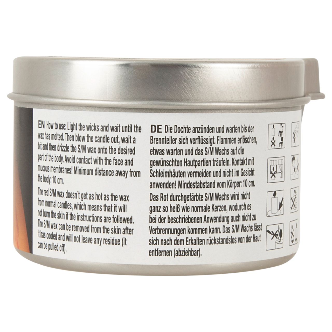 BDSM High Temperature - paraffin testgyertya (100 ml)