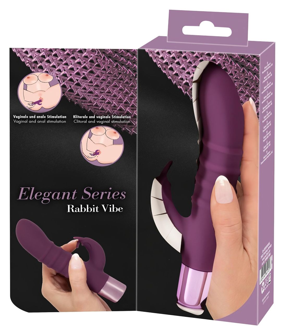 You2Toys - Rabbit Vibe - akkus csiklókaros G-pont vibrátor (lila)