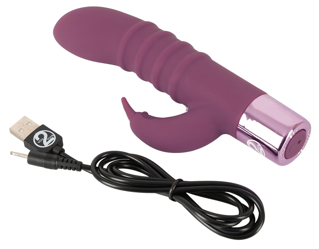 You2Toys - Rabbit Vibe - akkus csiklókaros G-pont vibrátor (lila)