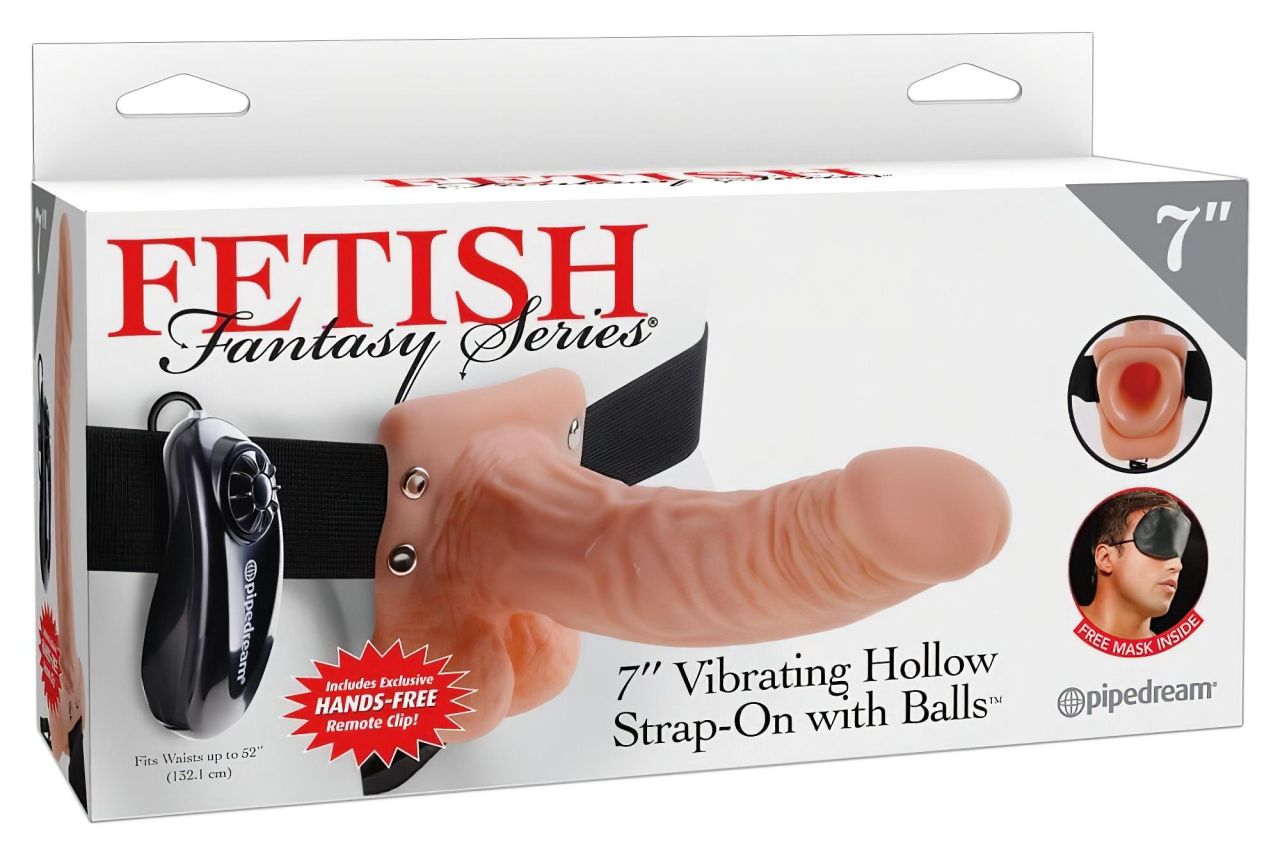 Pipedream - Fetish Strap-on 7 - felcsatolható vibrátor (testszínű) Pipedream - Fetish Strap-on 7 - felcsatolható vibrátor (testszínű)