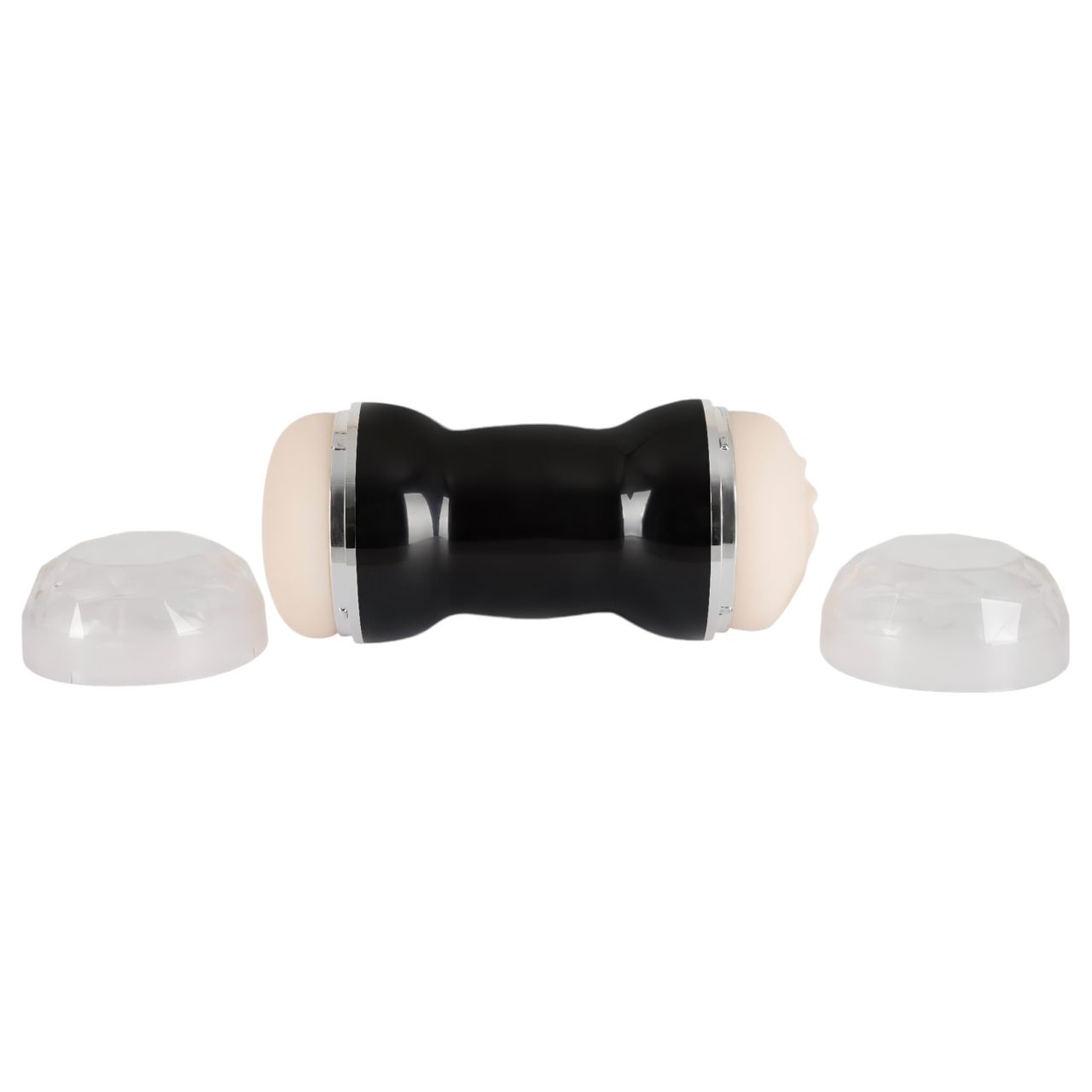 You2Toys - Pussy and Ass - dupla maszturbátor (fekete)
