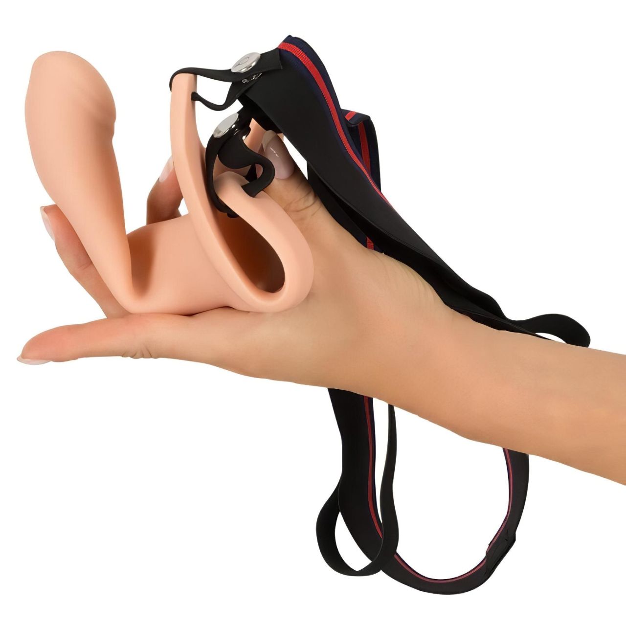 You2Toys - Strap-on M - felcsatolható, üreges dildó (testszínű) You2Toys - Strap-on M - felcsatolható, üreges dildó (testszínű)