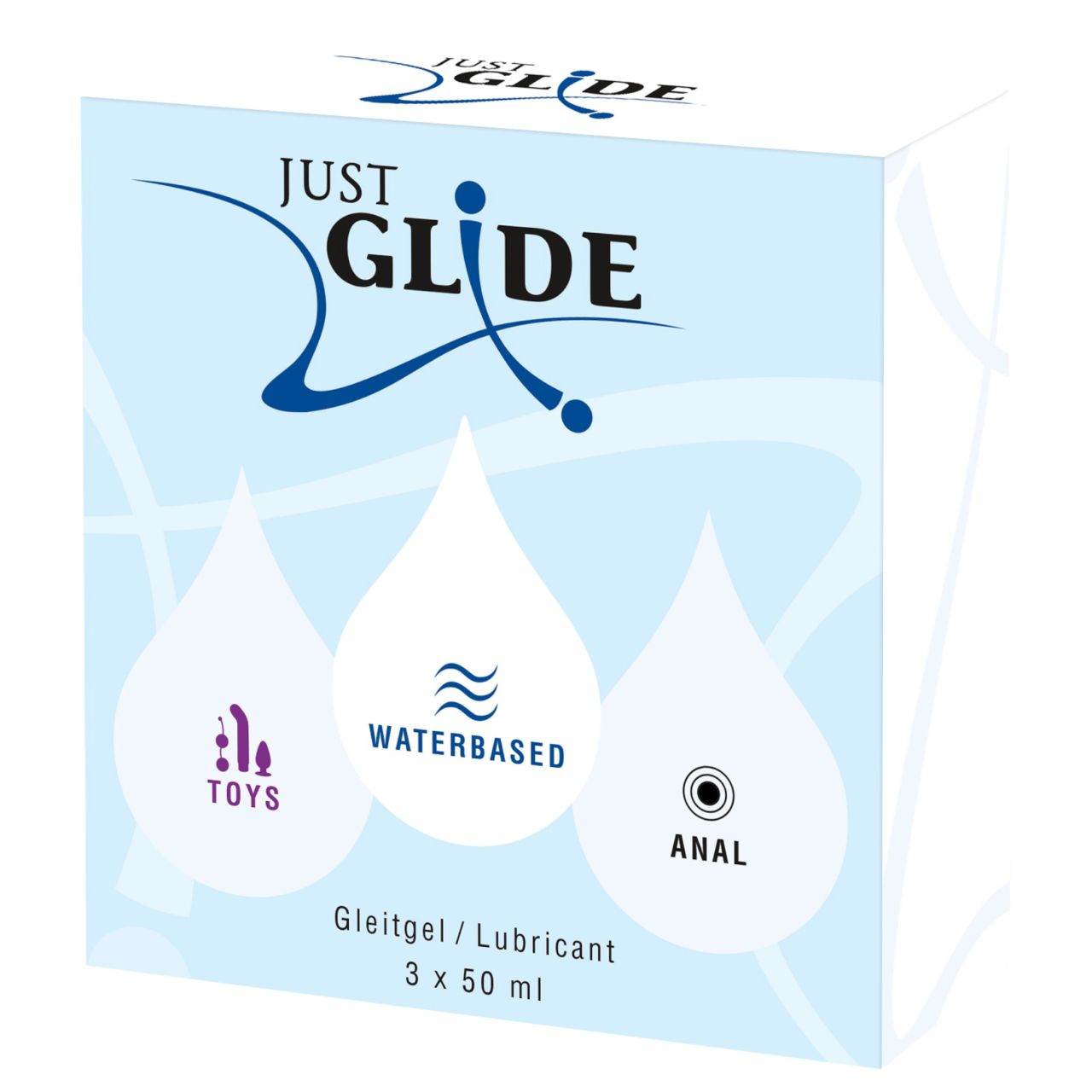 Just Glide síkosító szett (3 × 50 ml) Just Glide síkosító szett (3 × 50 ml)