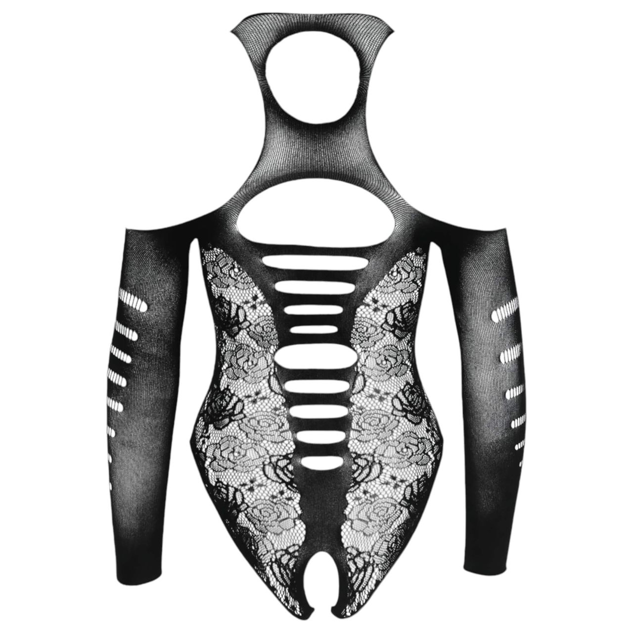 NO:XQSE - masnis body, hosszú ujjal (fekete, S-L)