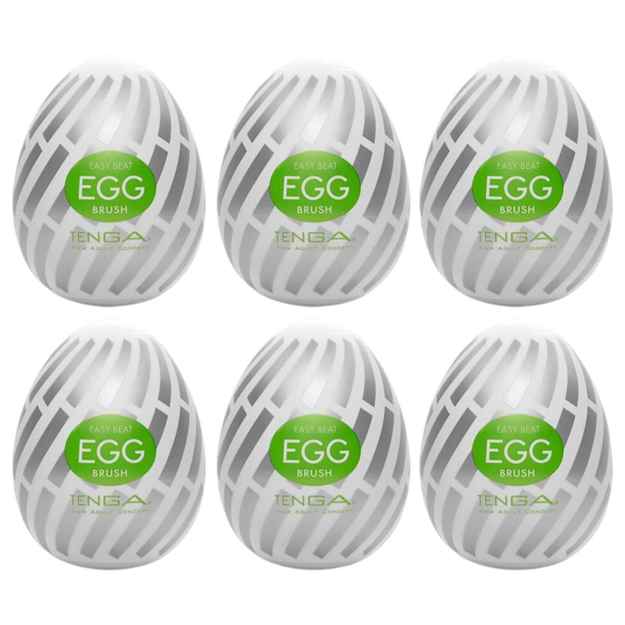 TENGA Egg Brush - tojás maszturbátor (6 db) TENGA Egg Brush - tojás maszturbátor (6 db)