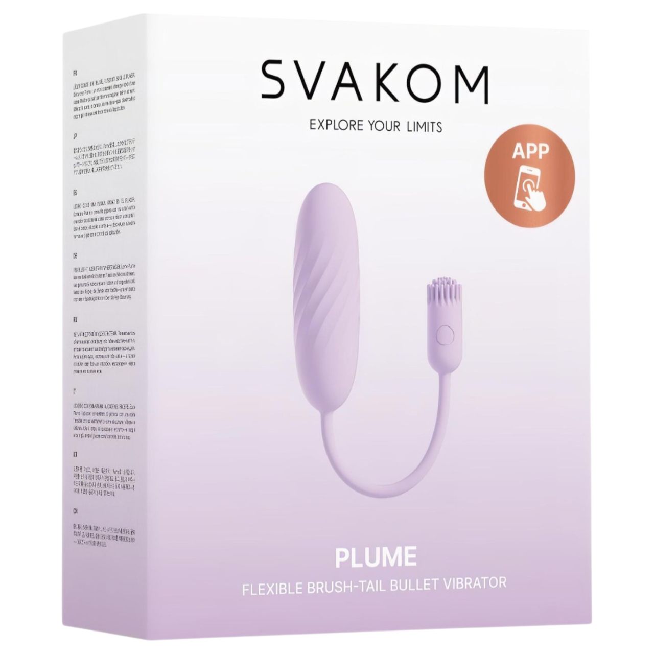 Svakom Plume - 2in1 vibrációs tojás (lila) Svakom Plume - 2in1 vibrációs tojás (lila)