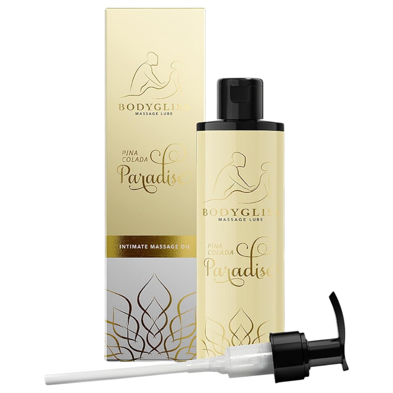 Bodygliss - masszázsolaj és síkosító - pina colada (150 ml)