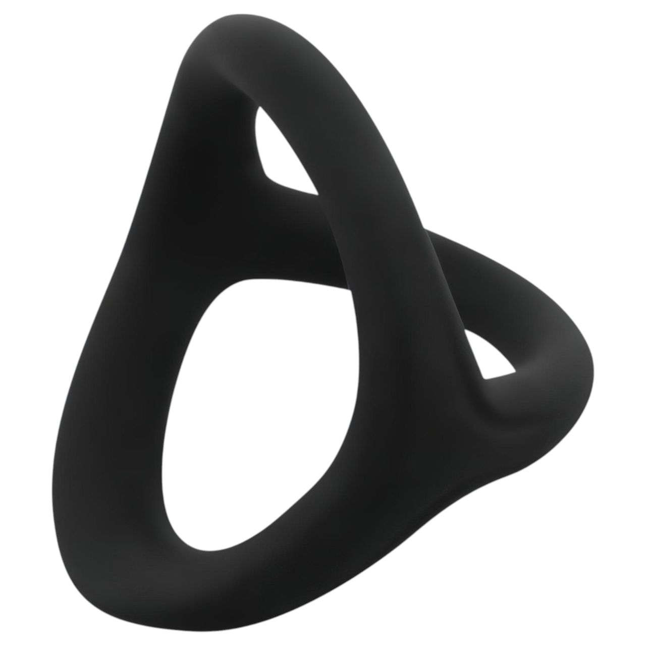 EasyToys Desire Ring - rugalmas pénisz- és heregyűrű (fekete)