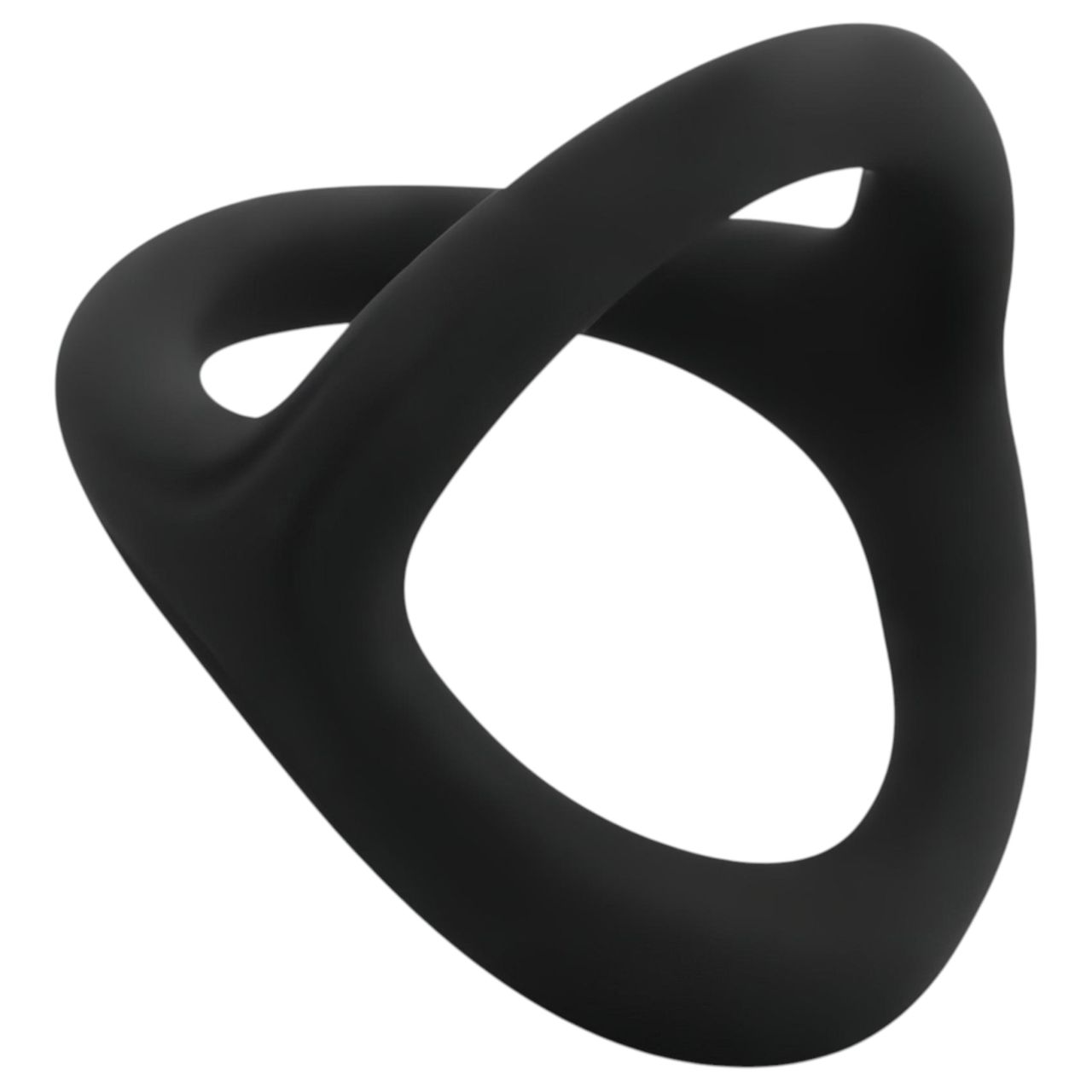 EasyToys Desire Ring - rugalmas pénisz- és heregyűrű (fekete)