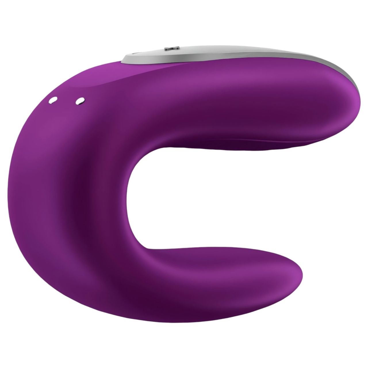 Satisfyer Double Fun - App-vezérelt párvibrátor (lila)