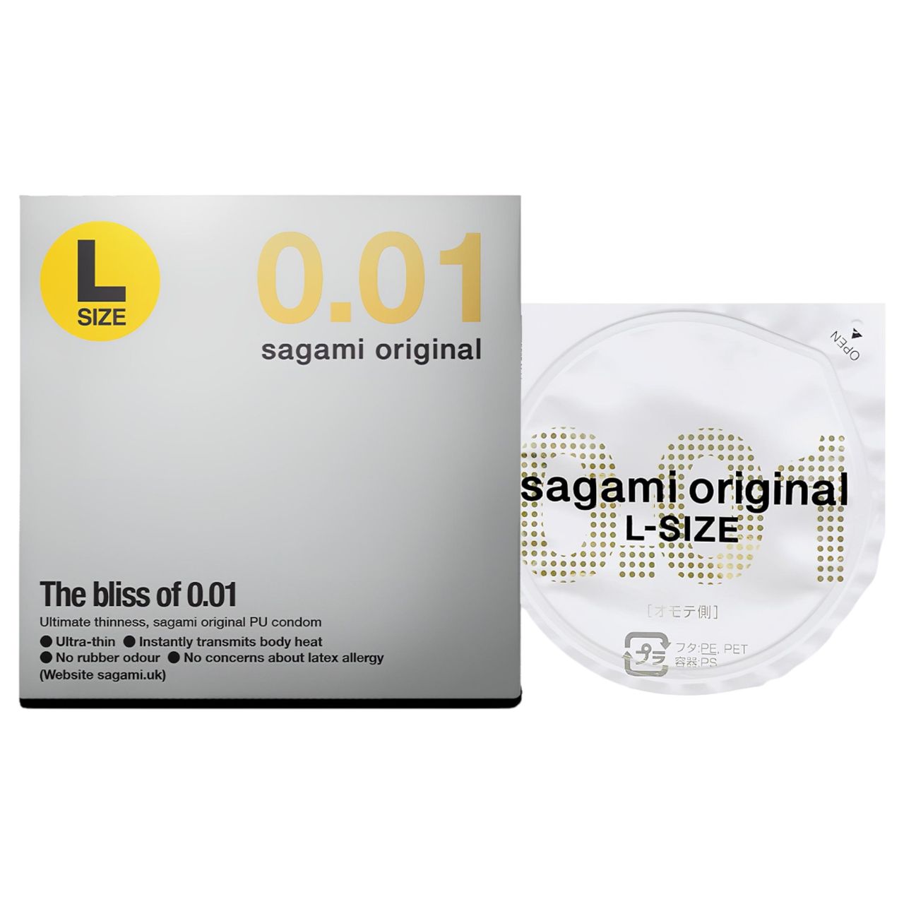 Sagami Original 0,01 L - óvszer - 58 mm (1 db) Sagami Original 0,01 L - óvszer - 58 mm (1 db)