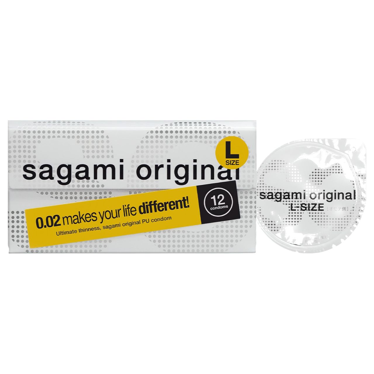 Sagami Original 0,02 L - óvszer - 58 mm (12 db) Sagami Original 0,02 L - óvszer - 58 mm (12 db)