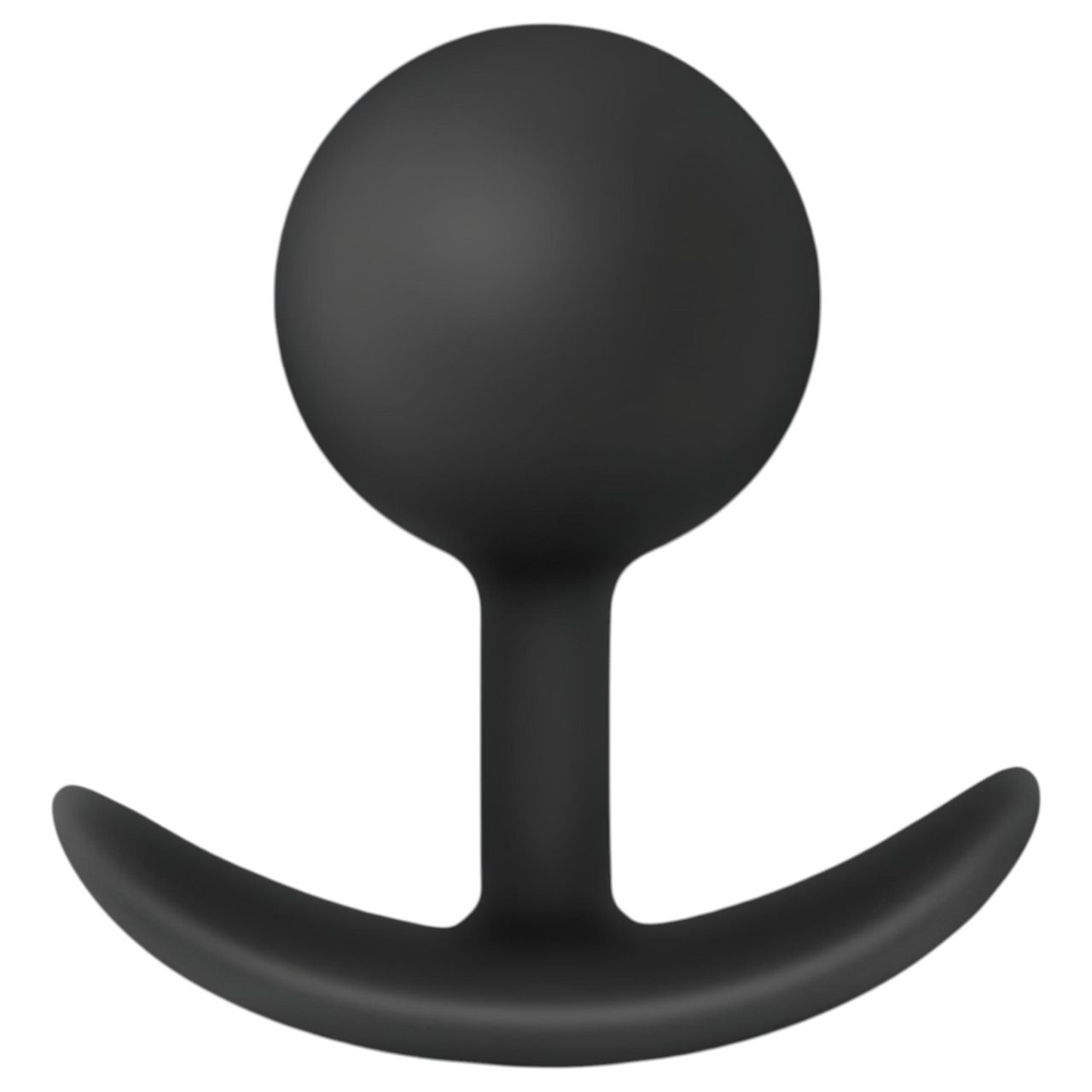 Anal Adventures Platinum Vibra Plug - anál dildó (fekete)