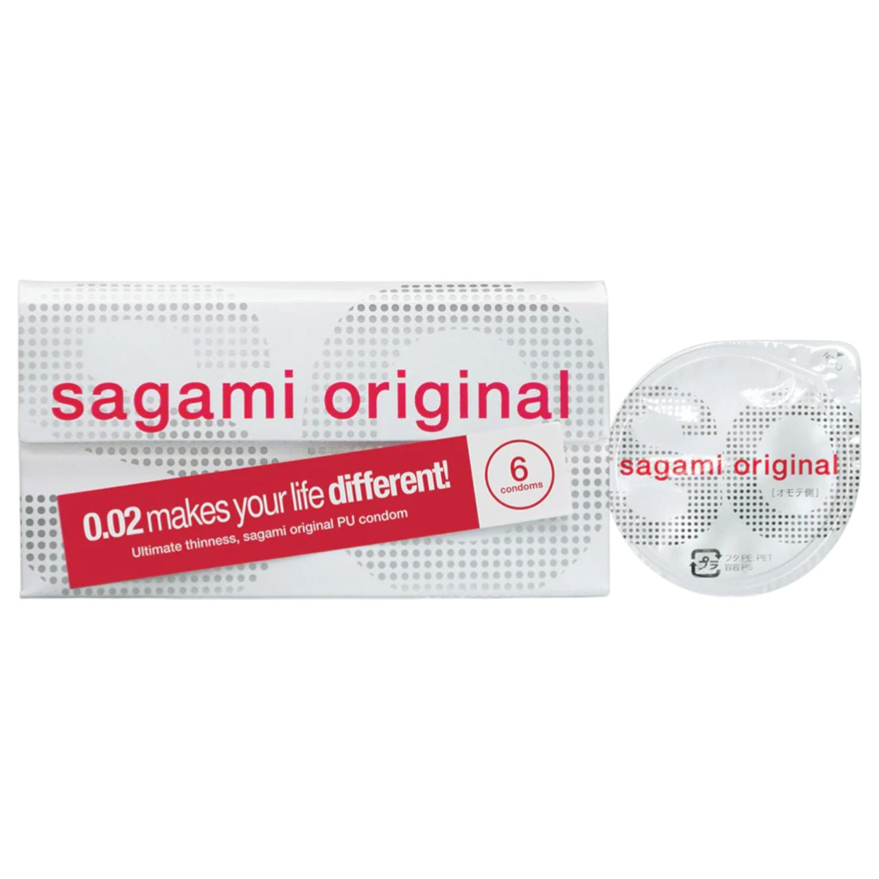 Sagami Original 0.02 - óvszer - 55 mm (6 db) Sagami Original 0.02 - óvszer - 55 mm (6 db)