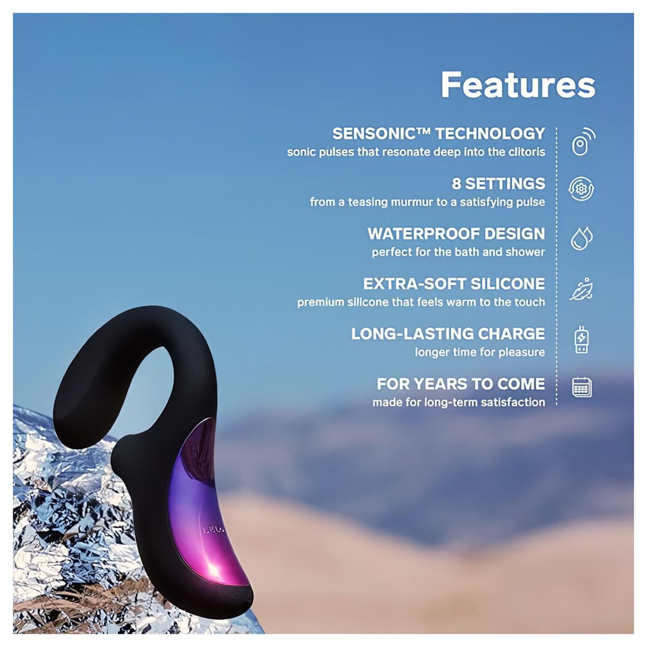 LELO Enigma - akkus, vízálló, 2in1 G-pont vibrátor (fekete)