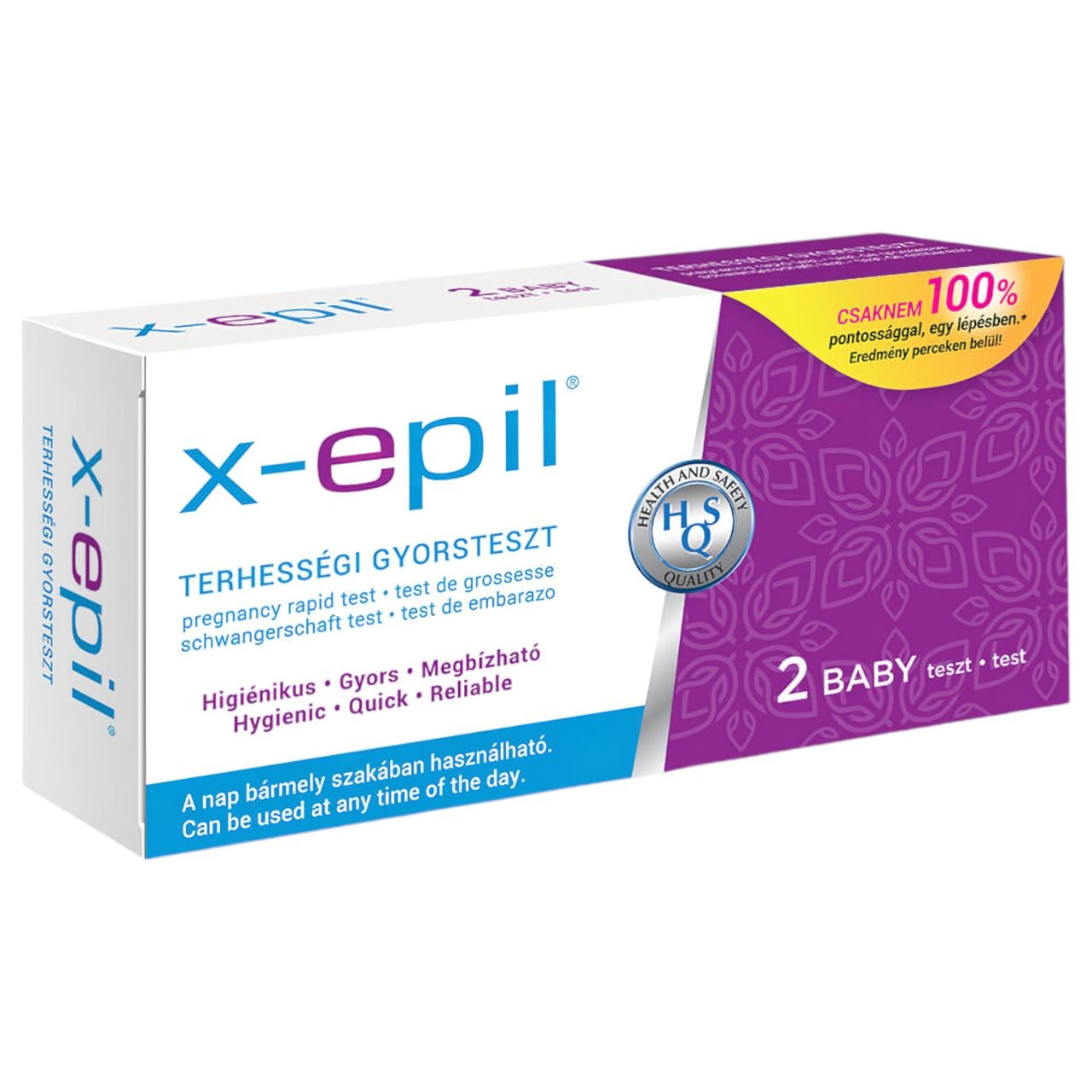 X-Epil - terhességi gyorsteszt (2 db) X-Epil - terhességi gyorsteszt (2 db)