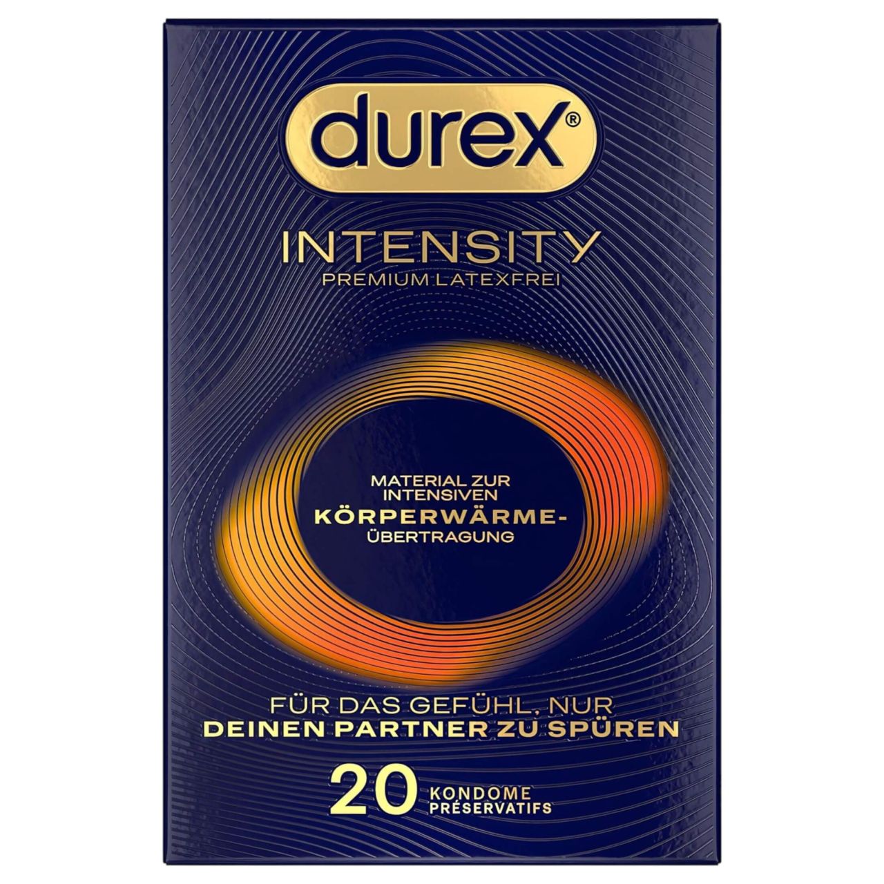 Durex Intensity - vékony, latexmentes óvszer (20 db) Durex Intensity - vékony, latexmentes óvszer (20 db)