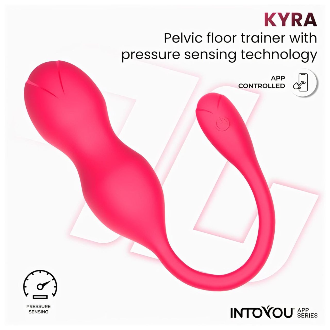 INTOYOU Kyra Pelvic – App-vezérelt vibrációs gésagolyó (pink) INTOYOU Kyra Pelvic – App-vezérelt vibrációs gésagolyó (pink)