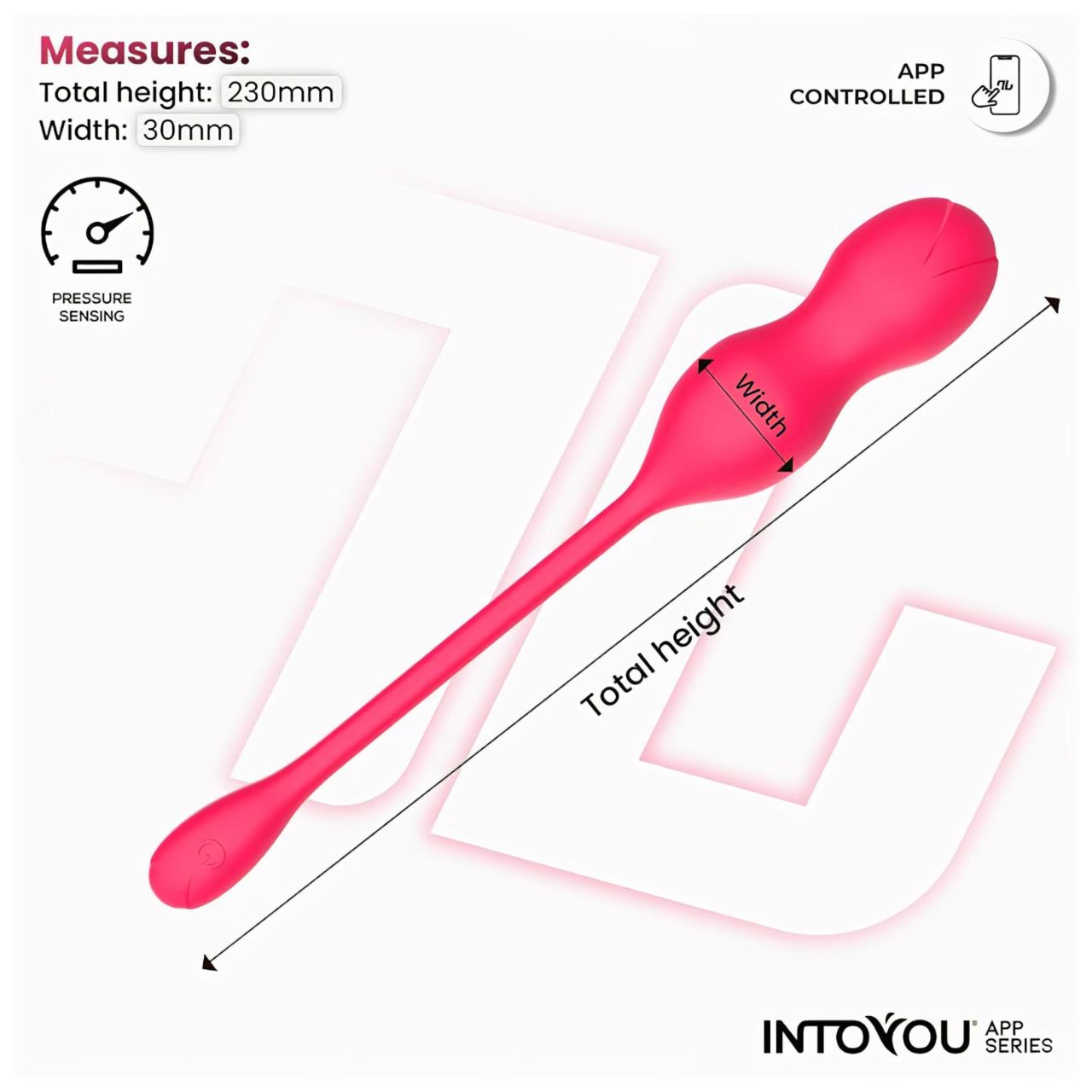INTOYOU Kyra Pelvic – App-vezérelt vibrációs gésagolyó (pink) INTOYOU Kyra Pelvic – App-vezérelt vibrációs gésagolyó (pink)