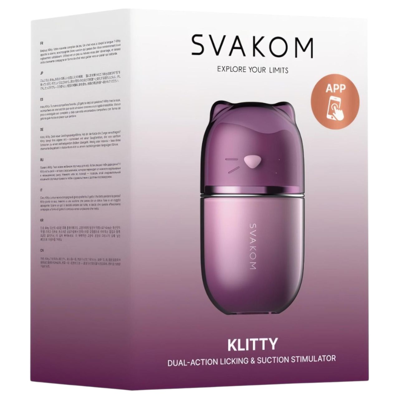 Svakom Klitty - nyaló vibrátor (lila) Svakom Klitty - nyaló vibrátor (lila)
