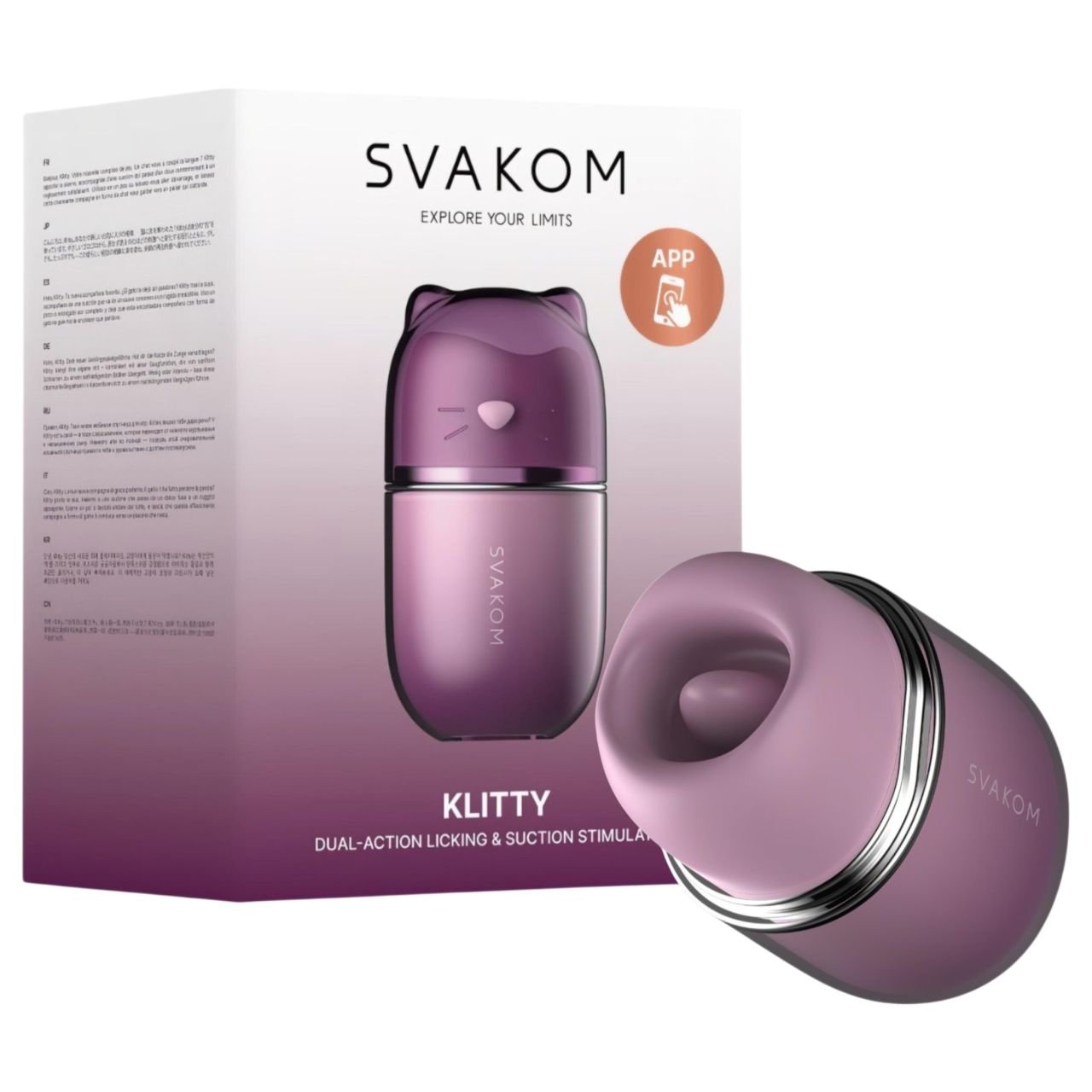 Svakom Klitty - nyaló vibrátor (lila) Svakom Klitty - nyaló vibrátor (lila)