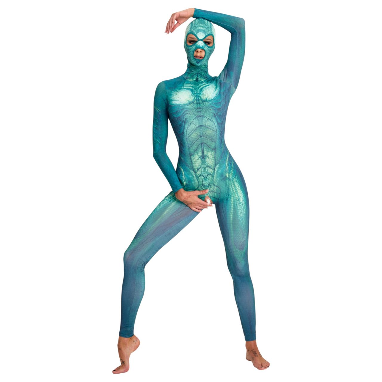Beasty Suits Reptiloid Roleplay - hüllő szerepjáték jelmez maszkkal (zöld) Beasty Suits Reptiloid Roleplay - hüllő szerepjáték jelmez maszkkal (zöld)