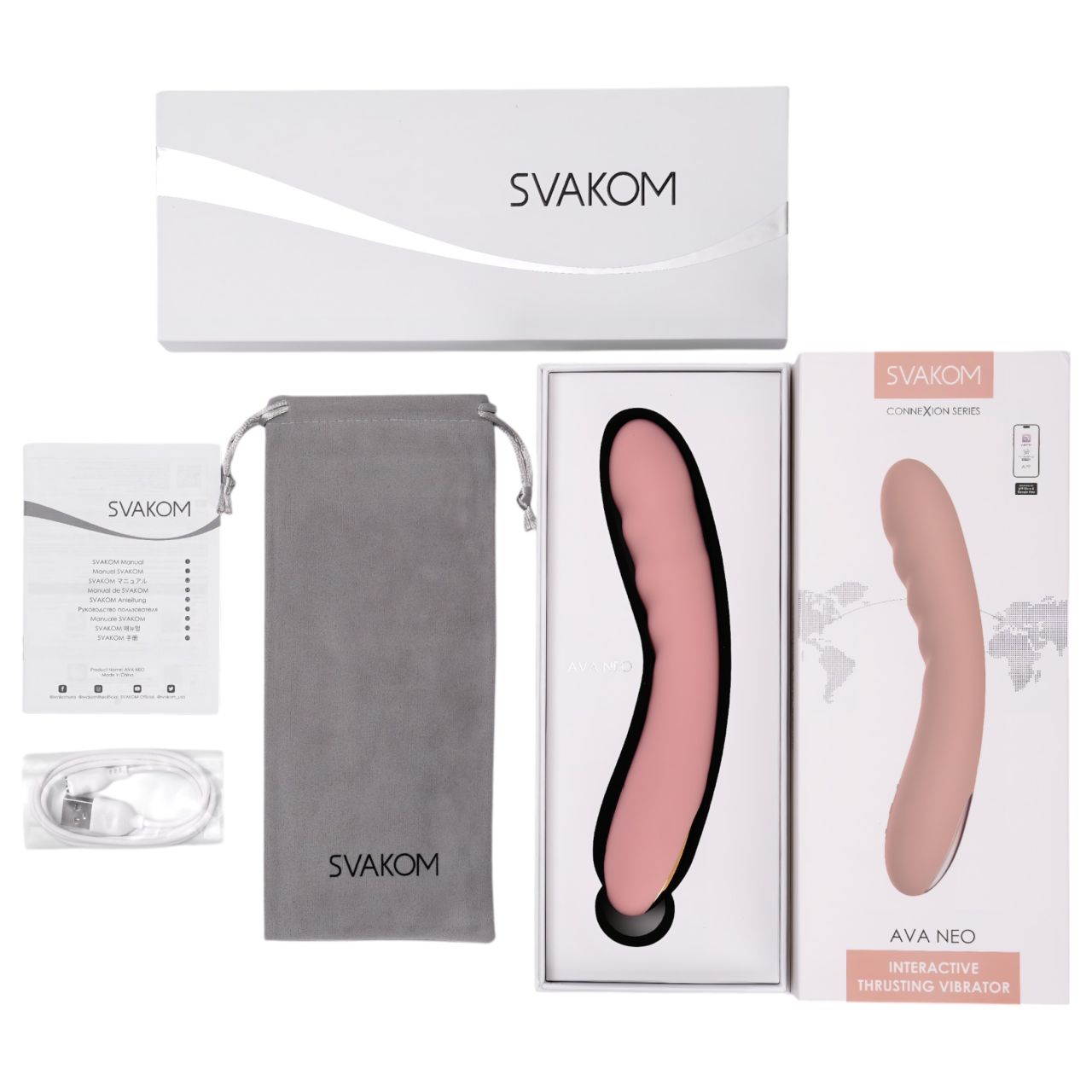 Svakom Ava Neo – okos app-vezérelt lökő G-pont vibrátor (pink) Svakom Ava Neo – okos app-vezérelt lökő G-pont vibrátor (pink)