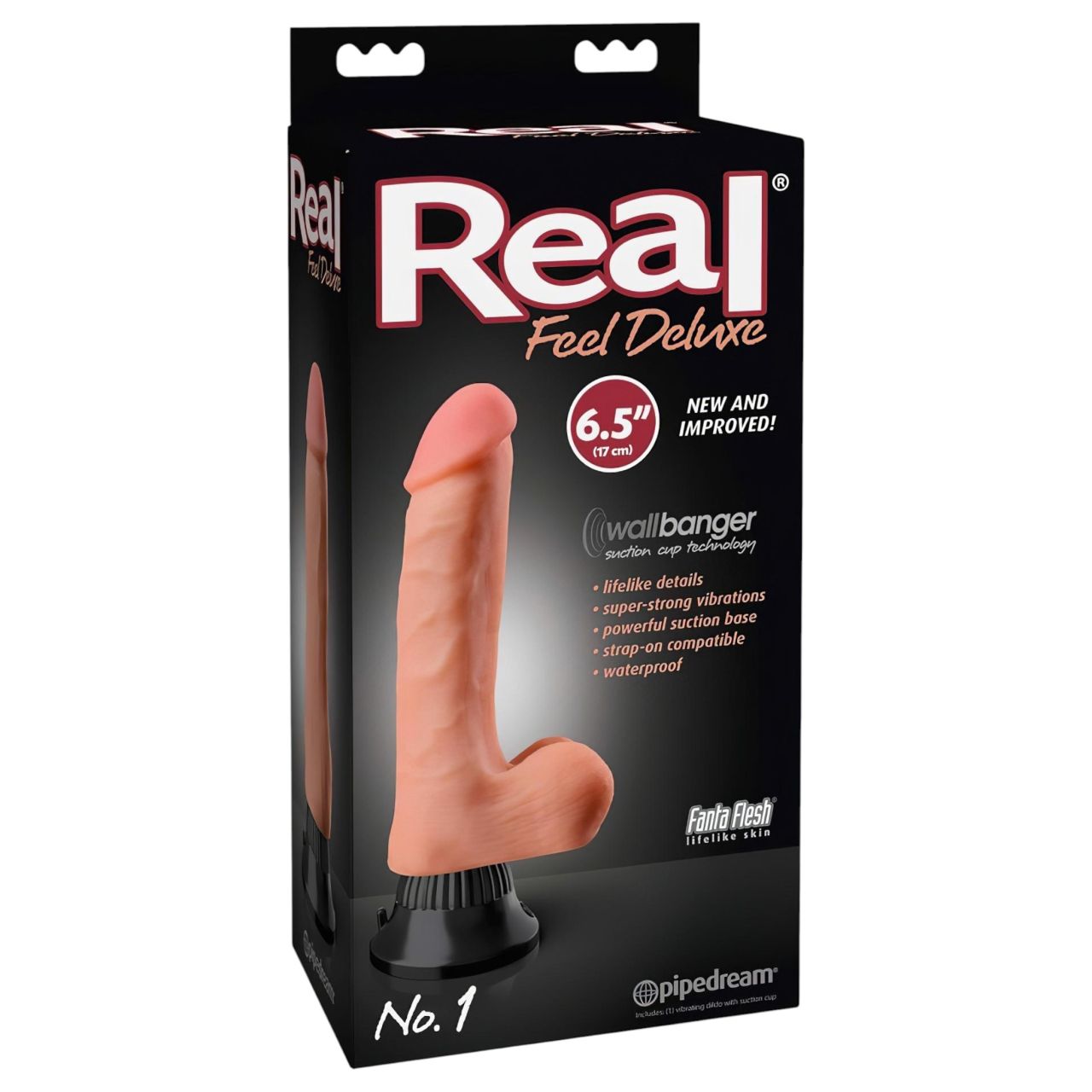Real Feel Deluxe No.1 - herés, élethű vibrátor (testszínű) Real Feel Deluxe No.1 - herés, élethű vibrátor (testszínű)