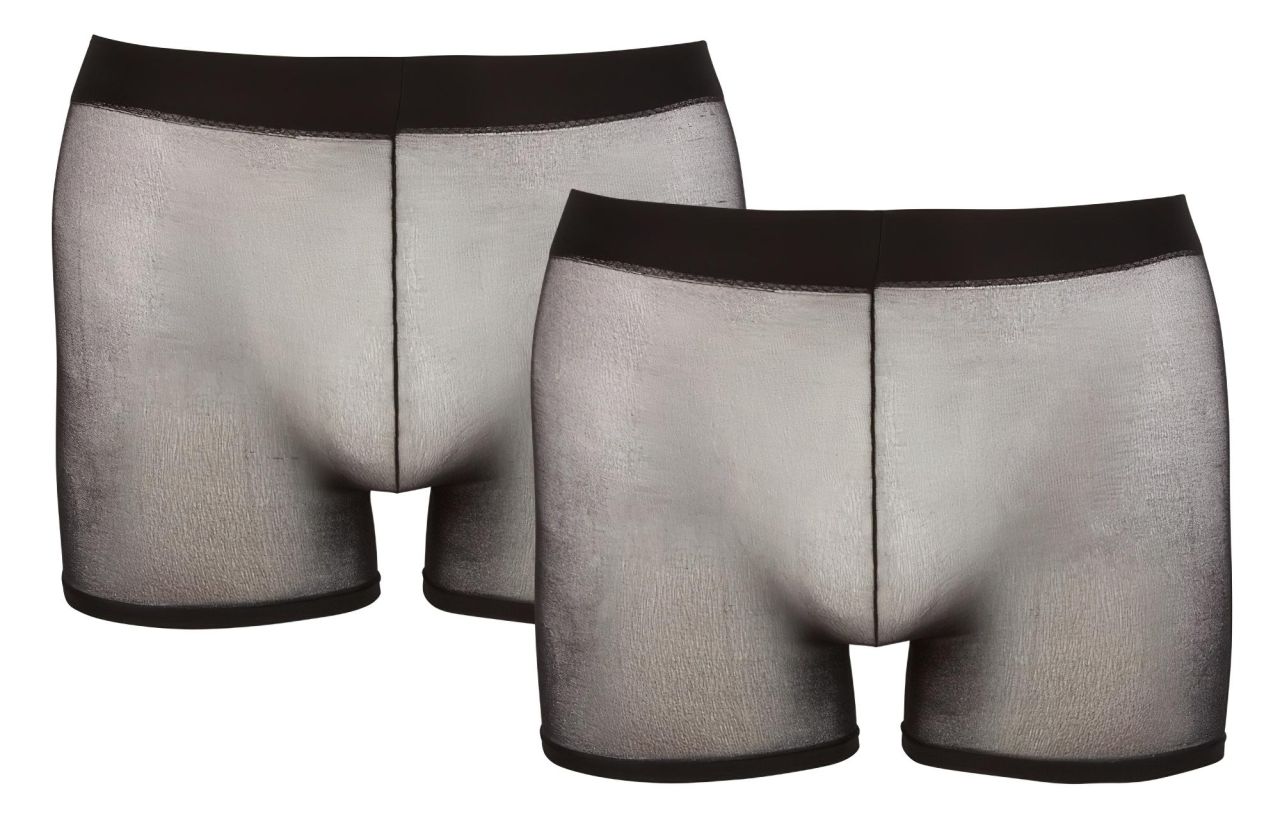 Svenjoyment - átlátszó boxer szett - fekete (2 részes) S-L Svenjoyment - átlátszó boxer szett - fekete (2 részes) S-L
