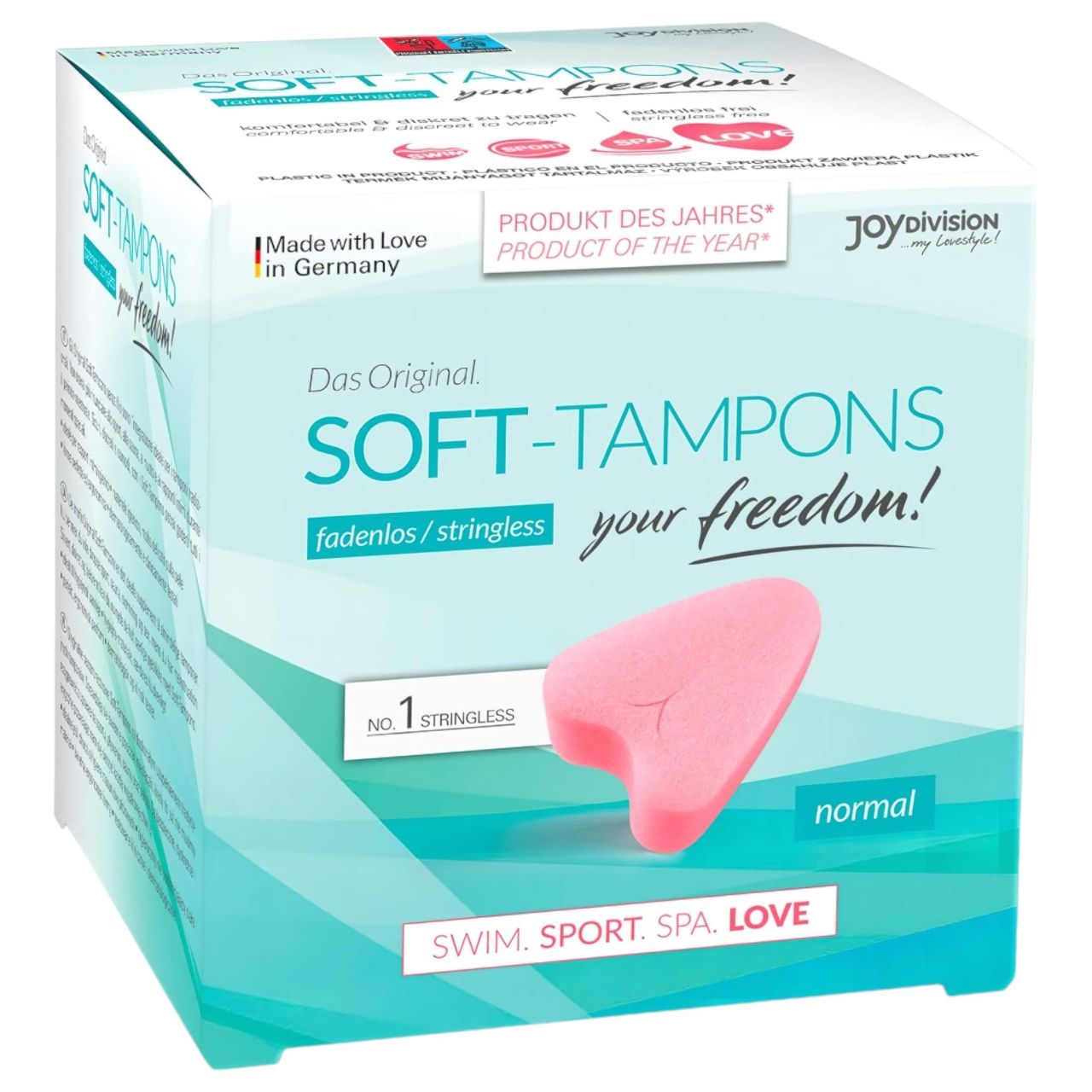 JoyDivision Soft-Tampons - zsinór nélküli szextampon (3 db)