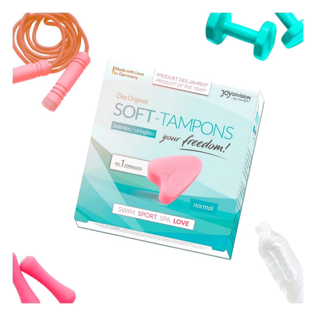 JoyDivision Soft-Tampons - zsinór nélküli szextampon (3 db)