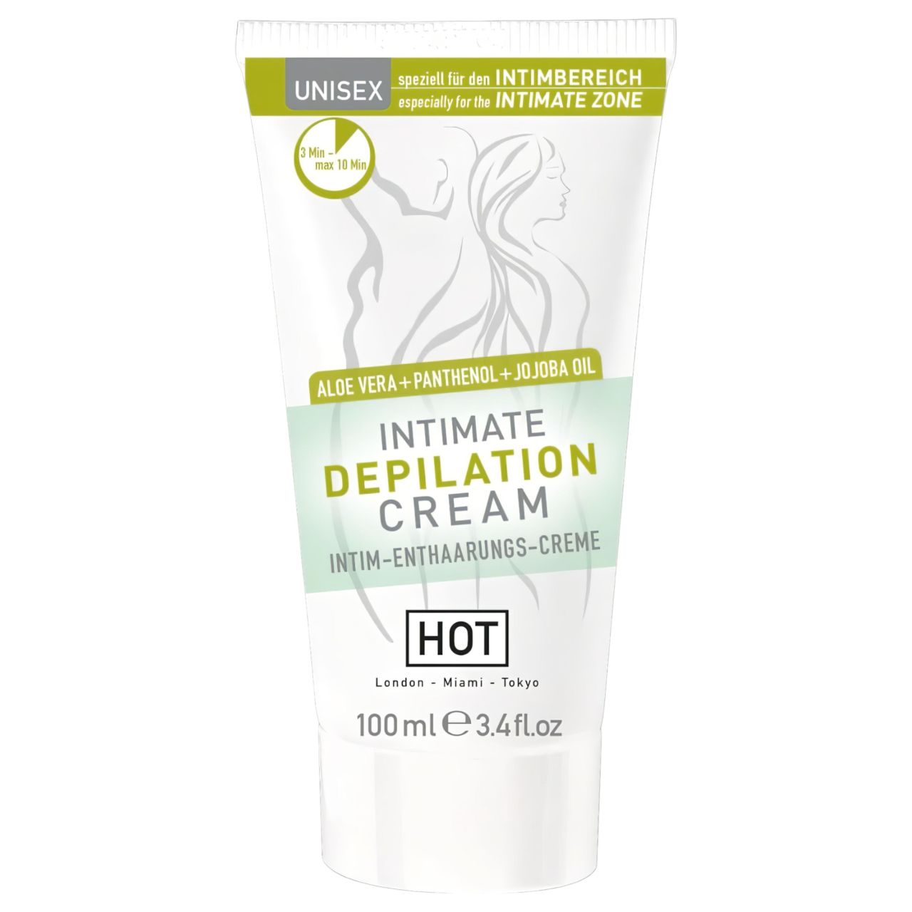 HOT Intimate - intim szőrtelenítő krém spatulával (100 ml)
