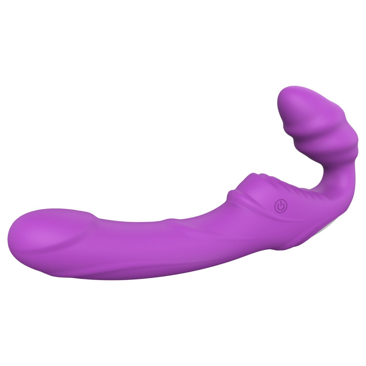 Dreamtoys Essentials - strapless strap-on vibrátor (lila) Dreamtoys Essentials - strapless strap-on vibrátor (lila)
