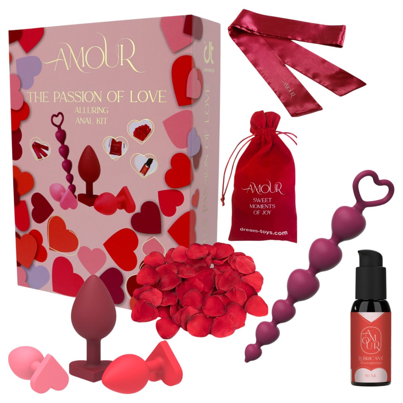 Dreamtoys Amour - anál tréning ajándékszett (piros) Dreamtoys Amour - anál tréning ajándékszett (piros)