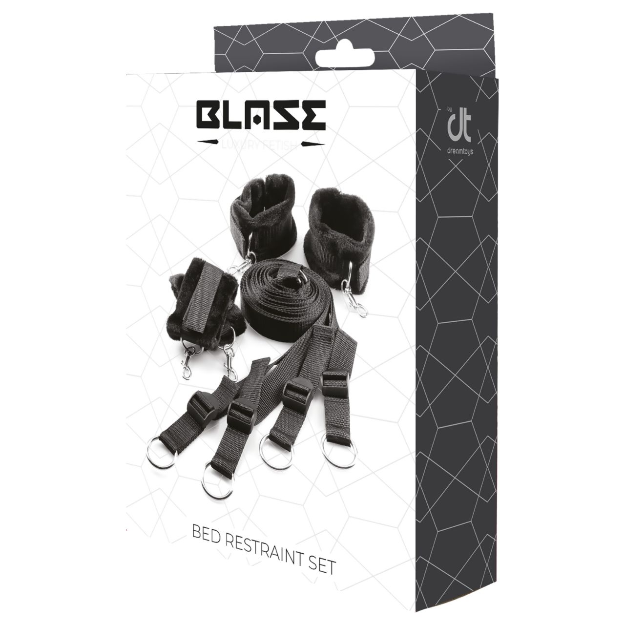 Dreamtoys Blaze - ágyrögzítő kötözőszett (fekete) Dreamtoys Blaze - ágyrögzítő kötözőszett (fekete)