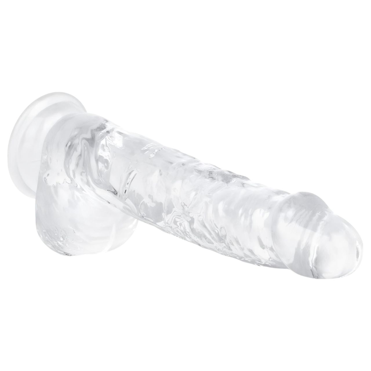 EasyToys - herés dildó - 13,5 cm (átlátszó) EasyToys - herés dildó - 13,5 cm (átlátszó)