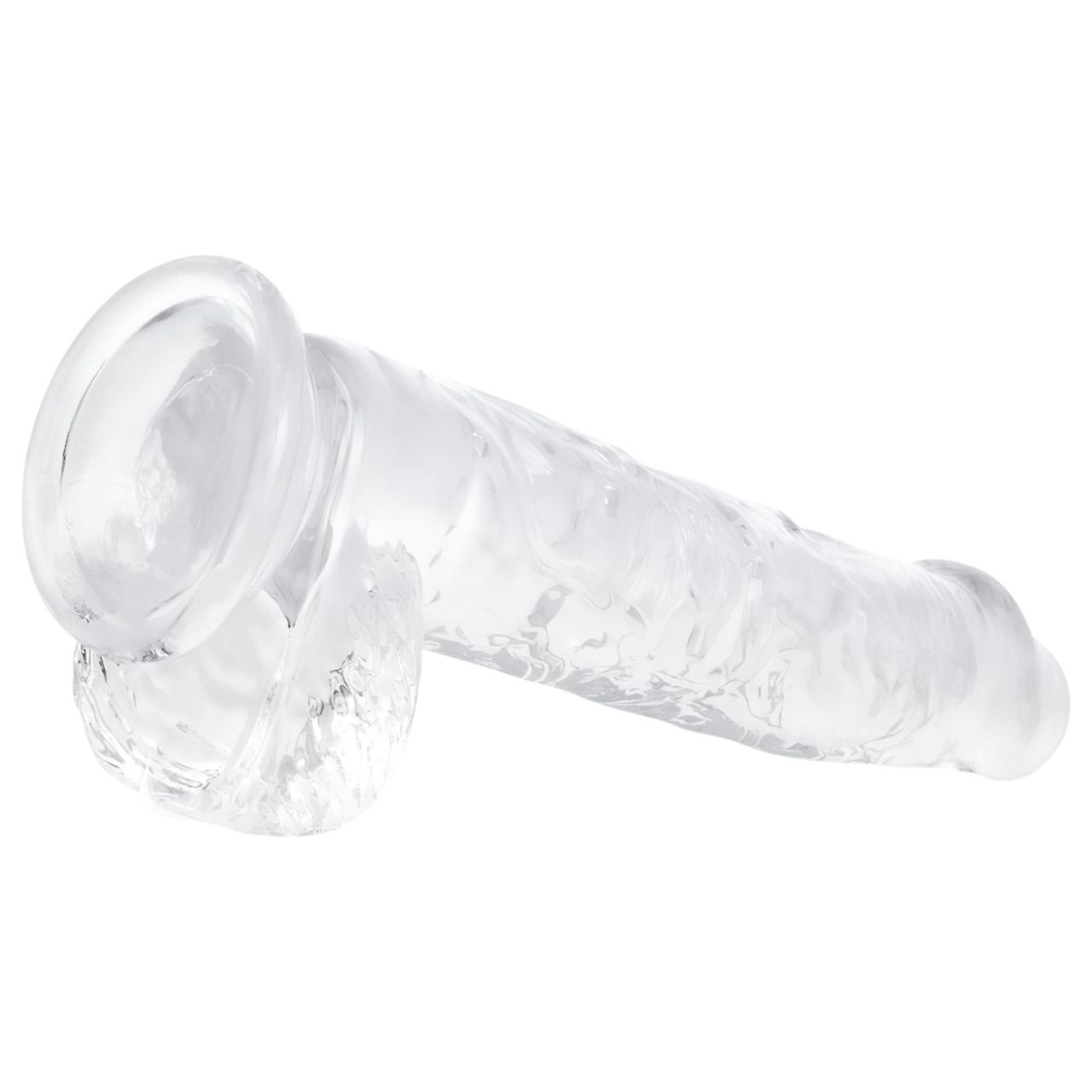 EasyToys - herés dildó - 13,5 cm (átlátszó) EasyToys - herés dildó - 13,5 cm (átlátszó)