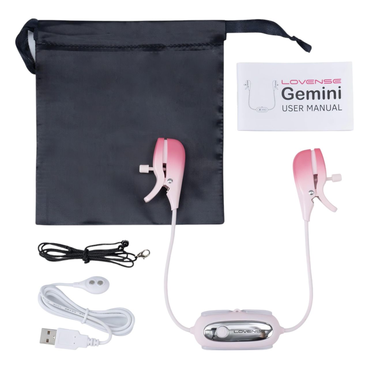 Lovense Gemini – App-vezérelt vibrációs mellbimbó csipesz (pink) Lovense Gemini – App-vezérelt vibrációs mellbimbó csipesz (pink)