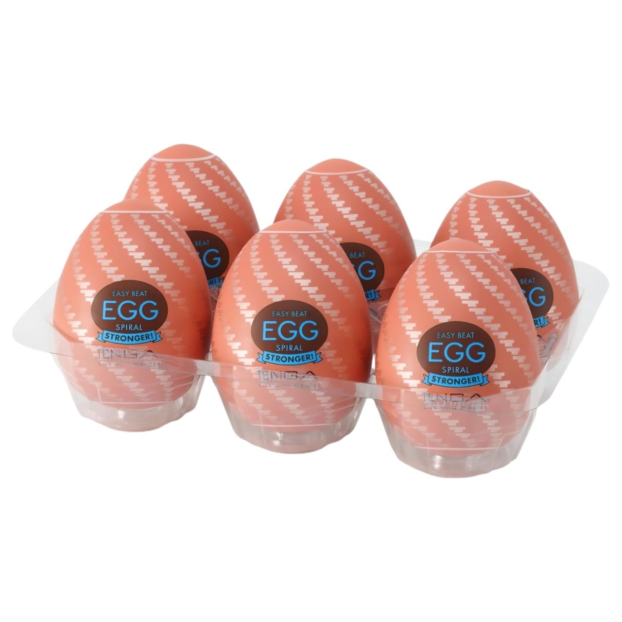 TENGA Egg Spiral Stronger - tojás maszturbátor (6 db) TENGA Egg Spiral Stronger - tojás maszturbátor (6 db)