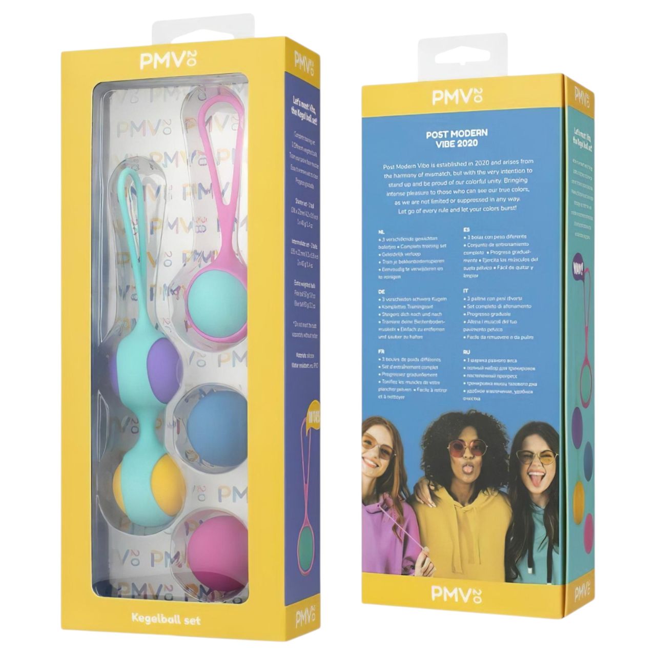 PMV20 Vita - variálható kegel golyó szett (színes) PMV20 Vita - variálható kegel golyó szett (színes)